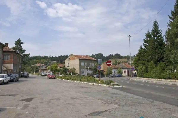 Централната улица в Димово