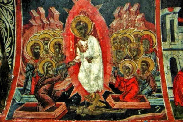 Стенопис от храма в Добърско