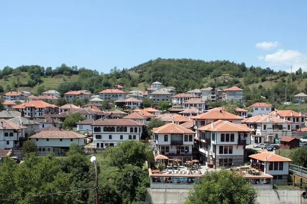 Покривите на стария център на Златоград