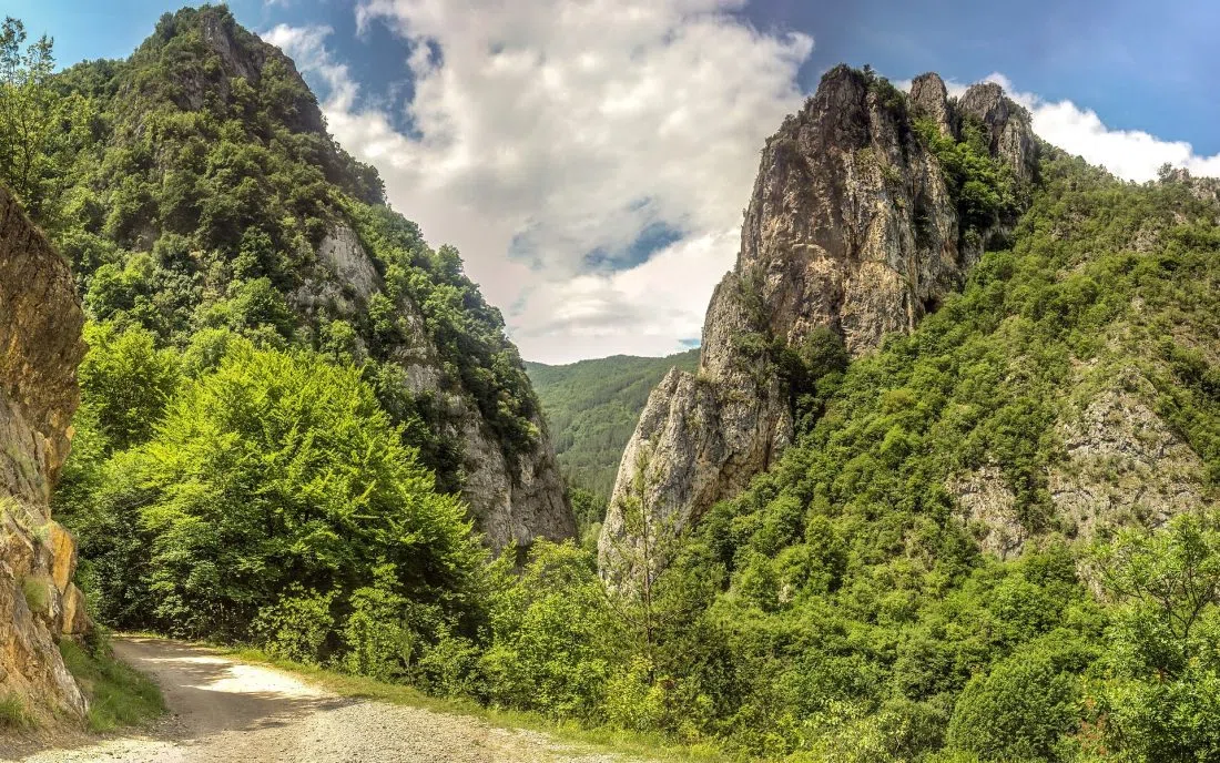 Скалната игла на входа на Трънското ждрело