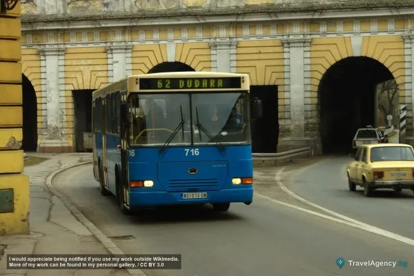 Петроварадинската крепост над Нови Сад и Дунав