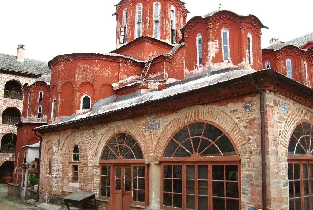Католиконът на манастира Кутлумуш в Светата гора на Атон