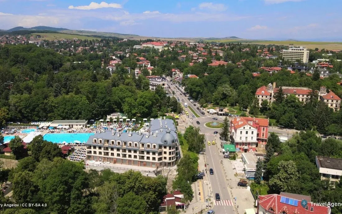 Въздушен изглед към Банкя