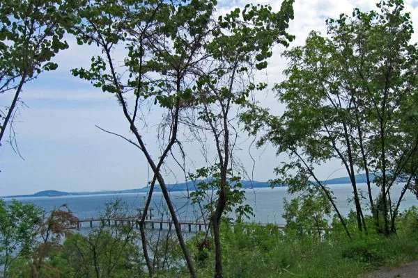 Панорама на Бургаския залив от Морската градина