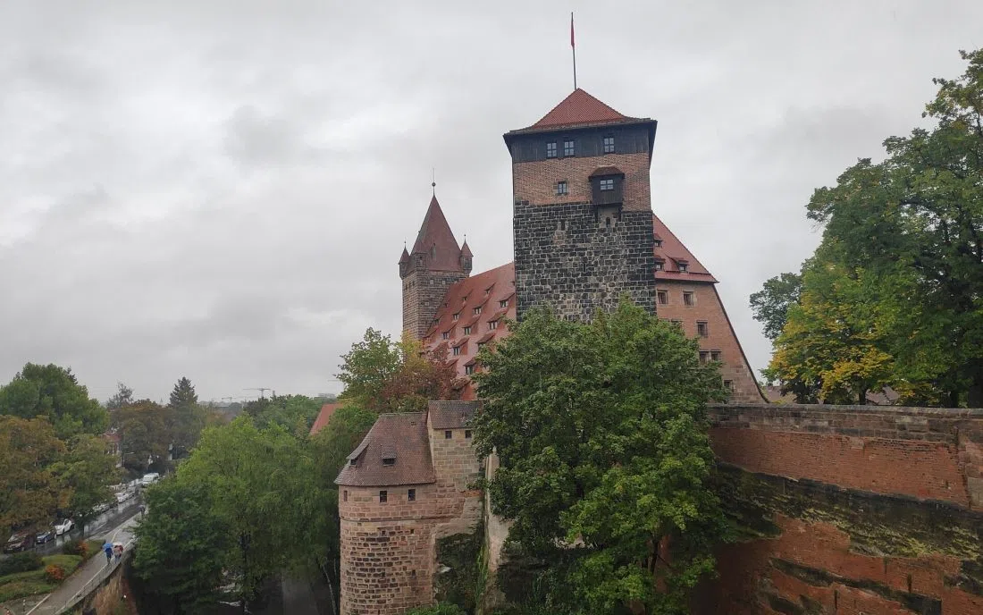 Императорската крепост Кайзербург над стария Нюрнберг